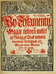 Cover of: Új testamentu maar ellven, mellet az görög és diák ellvbol ... fordijtant [Sylvester János.] by 