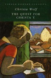 Nachdenken über Christa T. by Christa Wolf