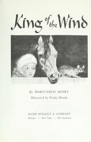 Cover of: King of the Wind