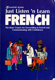 Cover of: Just listen 'n learn French
