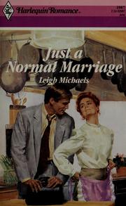 Cover of: Just a normal marriage