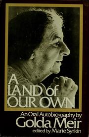 Cover of: A land of our own: an oral autobiography