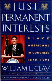 Cover of: Just permanent interests by William L. Clay
