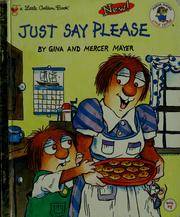 Cover of: Just say please