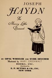 Cover of: Joseph Haydn by Opal Wheeler
