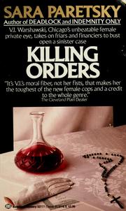 Cover of: Killing orders by Sara Paretsky