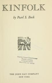 Cover of: Kinfolk by Pearl S. Buck