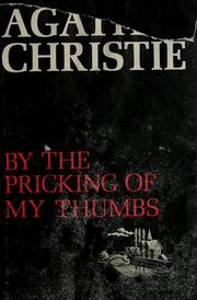 Cover of: By Pricking of My Thumbs