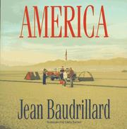 Cover of: America by Jean Baudrillard
