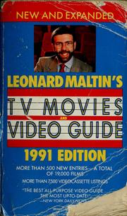 Cover of: Leonard Maltin's TV movies and video guide by Leonard Maltin