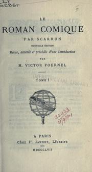 Cover of: Le roman comique