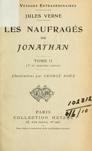 Cover of: Les naufragés du Jonathan