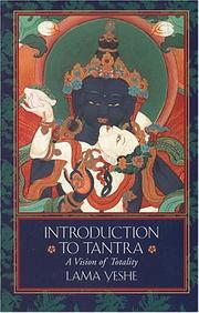 Cover of: Introduction to Tantra: A Vision of Totality (A Wisdom basic book)