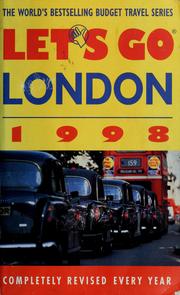 Cover of: Let's go: London 1998 by Nicholas A. Stoller, David J Eilenber editor.