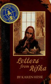Cover of: Letters from Rifka by Karen Hesse
