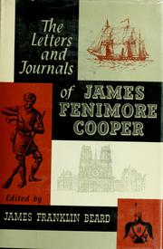 Cover of: Letters and journals. by James Fenimore Cooper