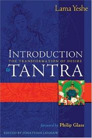 Cover of: Introduction to Tantra: the transformation of desire