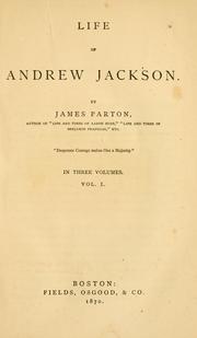 Cover of: Life of Andrew Jackson