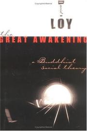 Cover of: The great awakening: a Buddhist social theory