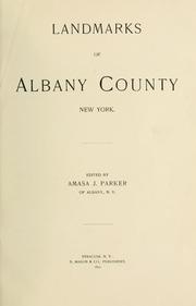 Cover of: Landmarks of Albany County, New York. by Parker, Amasa Junius