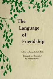 Cover of: The Language of friendship by Susan Polis Schutz