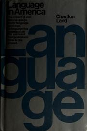 Cover of: Language in America by Charlton G. Laird