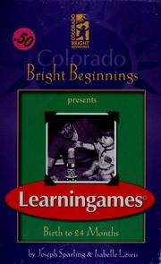 Cover of: Learningames by Joseph Sparling