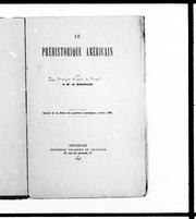 Cover of: Le préhistorique Américain