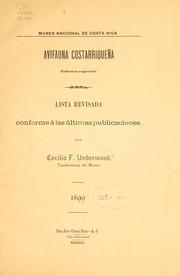 Cover of: Lista revisada conforme á las últimas publicaciones by Cecilio F. Underwood