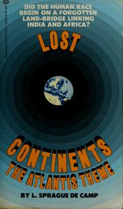 Cover of: Lost continents: the Atlantis theme