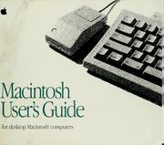 Cover of: Macintosh user's guide by 