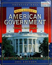 Magruder's American government by Prentice-Hall, inc.