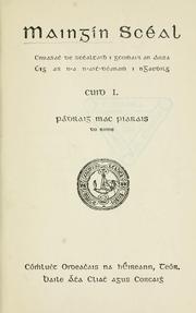 Cover of: Maingín scéal by Pádraic H. Pearse