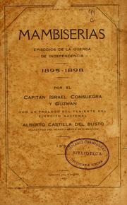 Cover of: Mambiserias by Israel Consuegra y Guzmán