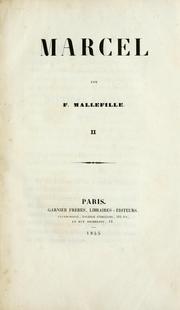 Cover of: Marcel