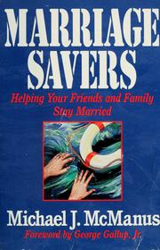 Cover of: Marriage savers by McManus, Michael J.