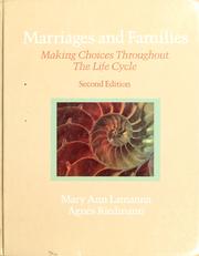 Cover of: Marriages and families by Mary Ann Lamanna