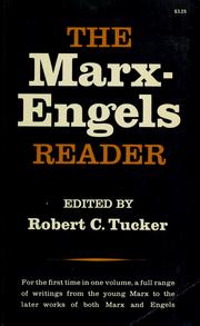 Cover of: The Marx-Engels reader.