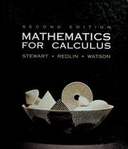 Cover of: Mathematics for calculus by James Stewart