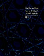 Cover of: Mathematics for individual achievement