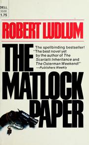 Cover of: The matlock paper by Robert Ludlum