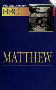 Cover of: Matthew by Robert Edward Luccock