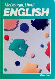 Cover of: McDougal, Littell English: [green level]
