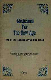 Cover of: Medicines for the new age.