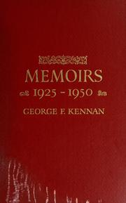 Cover of: Memoirs by George Frost Kennan