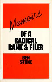 Cover of: Memoirs of a radical rank & filer