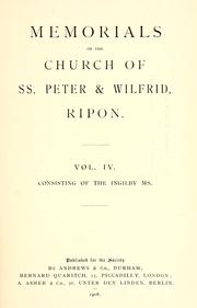 Cover of: Memorials of the Church of SS. Peter and Wilfrid, Ripon