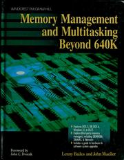 Cover of: Memory management and multitasking beyond 640K by Lenny Bailes