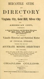 Mercantile guide and directory for Virginia City, Gold Hill, Silver City and American City .. by Collins, Charles