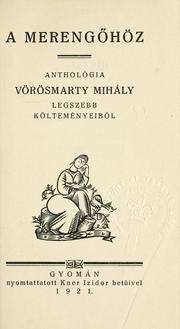 Cover of: A merengöhöz